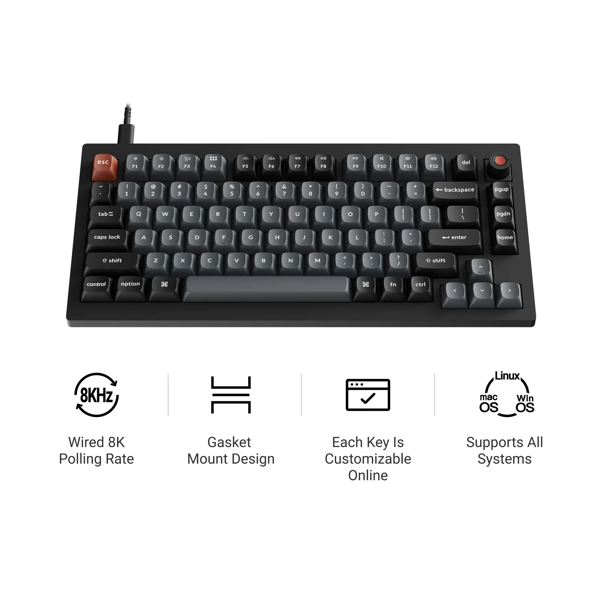 Keychron V1 8K RGB Keyboard - Image 2