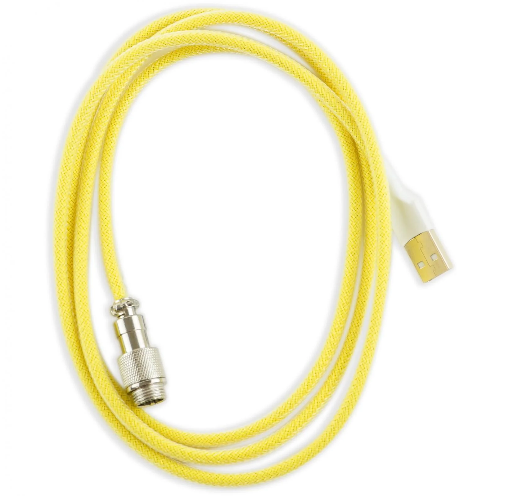 Kraken Yellow Sleeved Aviator Universal USB Keyboard Cable