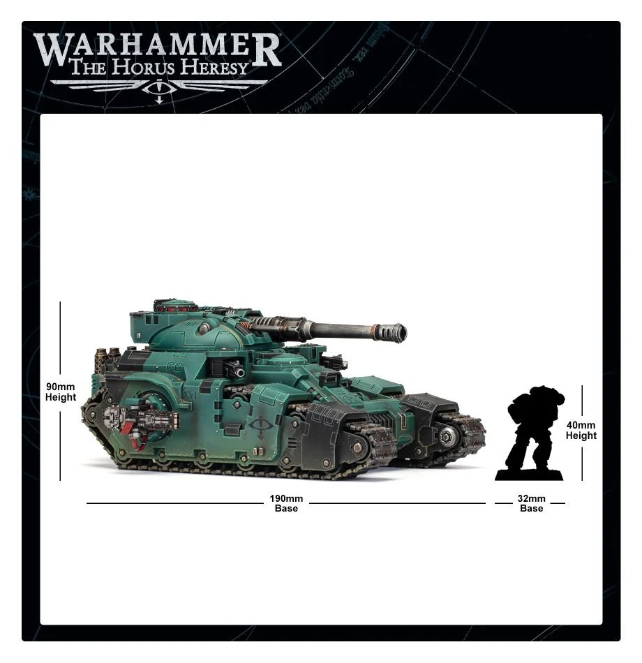 Warhammer 40000 The Horus Heresy Legiones Astartes Kratos Heavy Assault Tank - Image 4