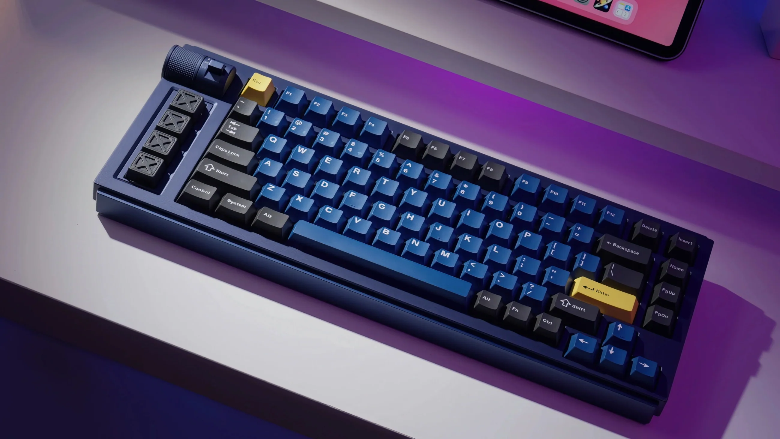 Lemokey L1 Aluminum 75% Hotswap Bluetooth and 2.4GHz Wireless RGB Win + Mac Mechanical Keyboard - Image 9