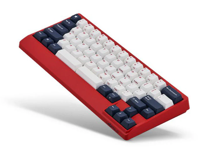 Leopold FC650MDS White Blue Star PD 65% Double Shot PBT Mechanical Keyboard - Image 2