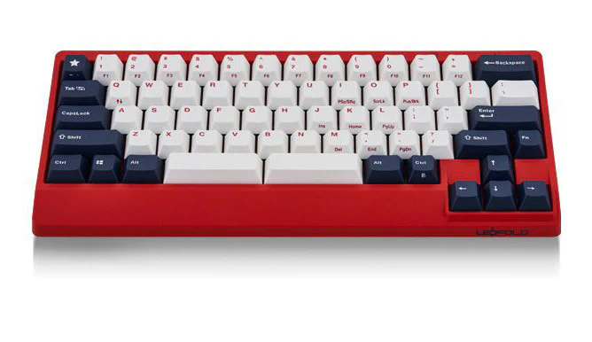 Leopold FC650MDS White Blue Star PD 65% Double Shot PBT Mechanical Keyboard - Image 3