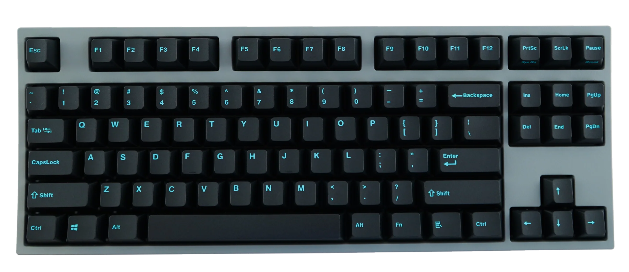 Leopold FC750R Charcoal Blue TKL Double Shot PBT Mechanical Keyboard