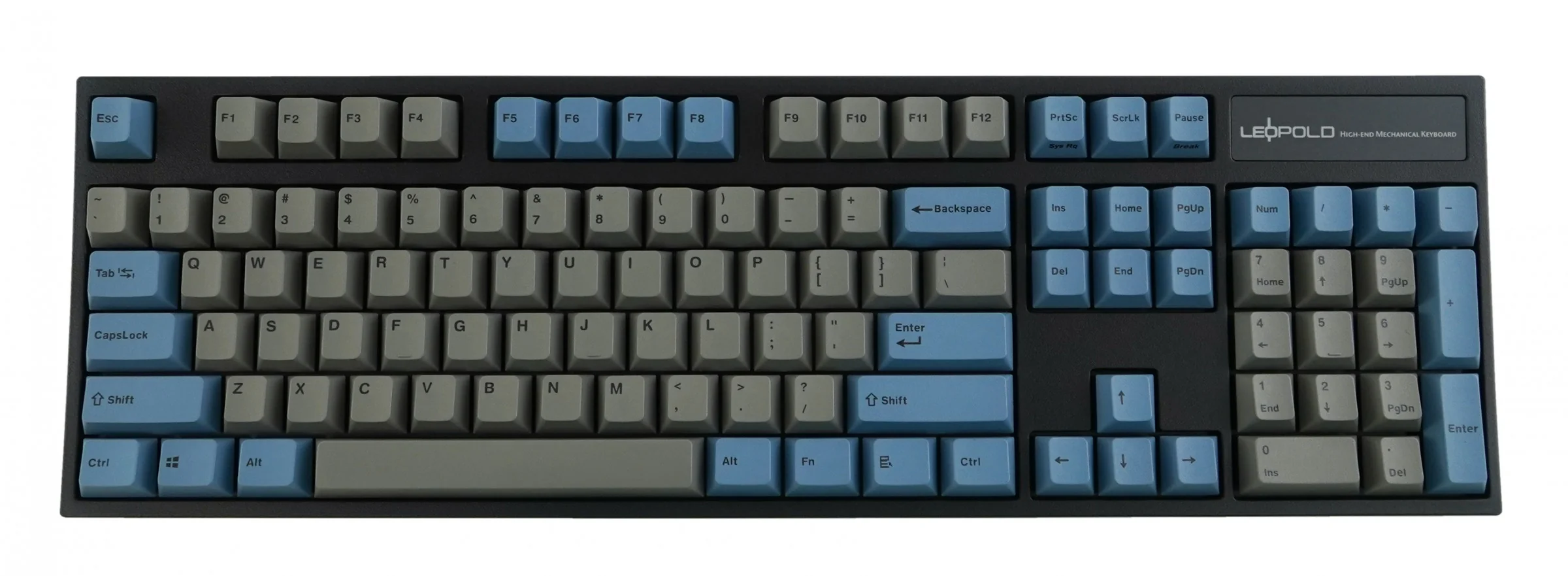 Leopold FC900RBT Bluetooth Blue/Grey PD Double Shot PBT Mechanical Keyboard - Image 4