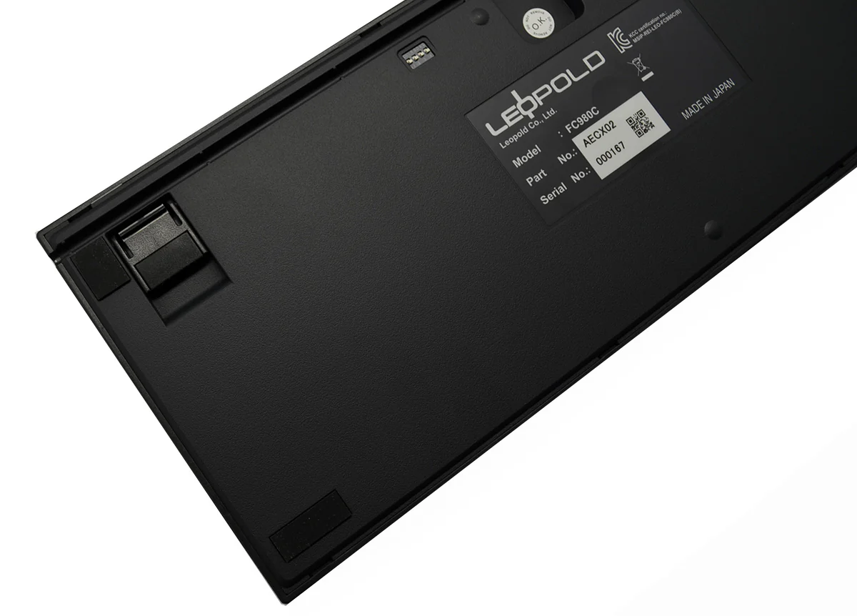 Leopold FC980C Black Dye Sub PBT Mechanical Keyboard (AECX02) - Image 5