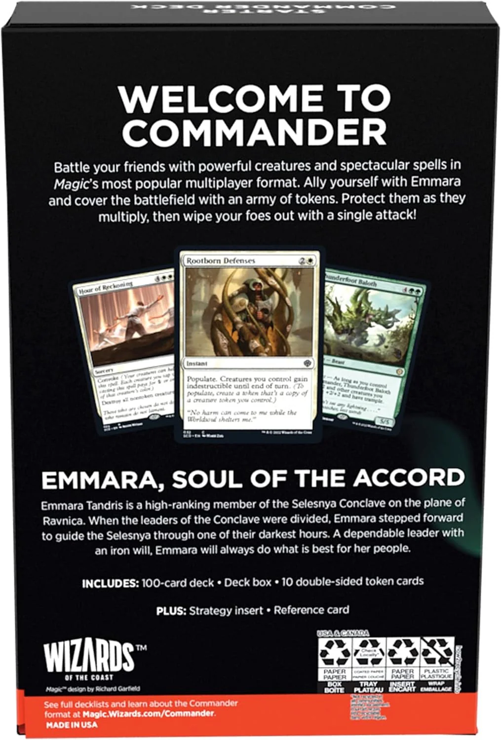 Magic The Gathering Starter Commander Deck Token Triumph - Image 3