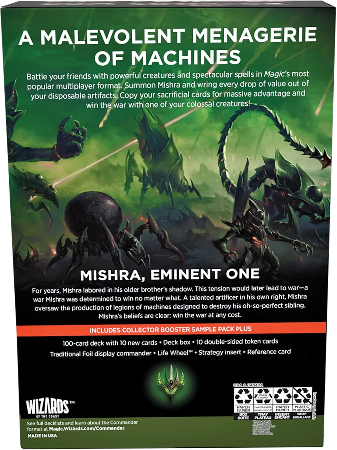 Magic The Gathering The Brothers' War Commander Deck Mishra's Burnished Banner - Image 2