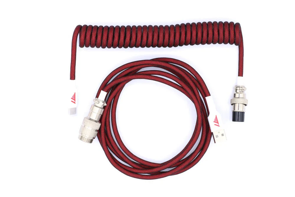 Matrix X WIN Red Coiled USB Cable - Image 2