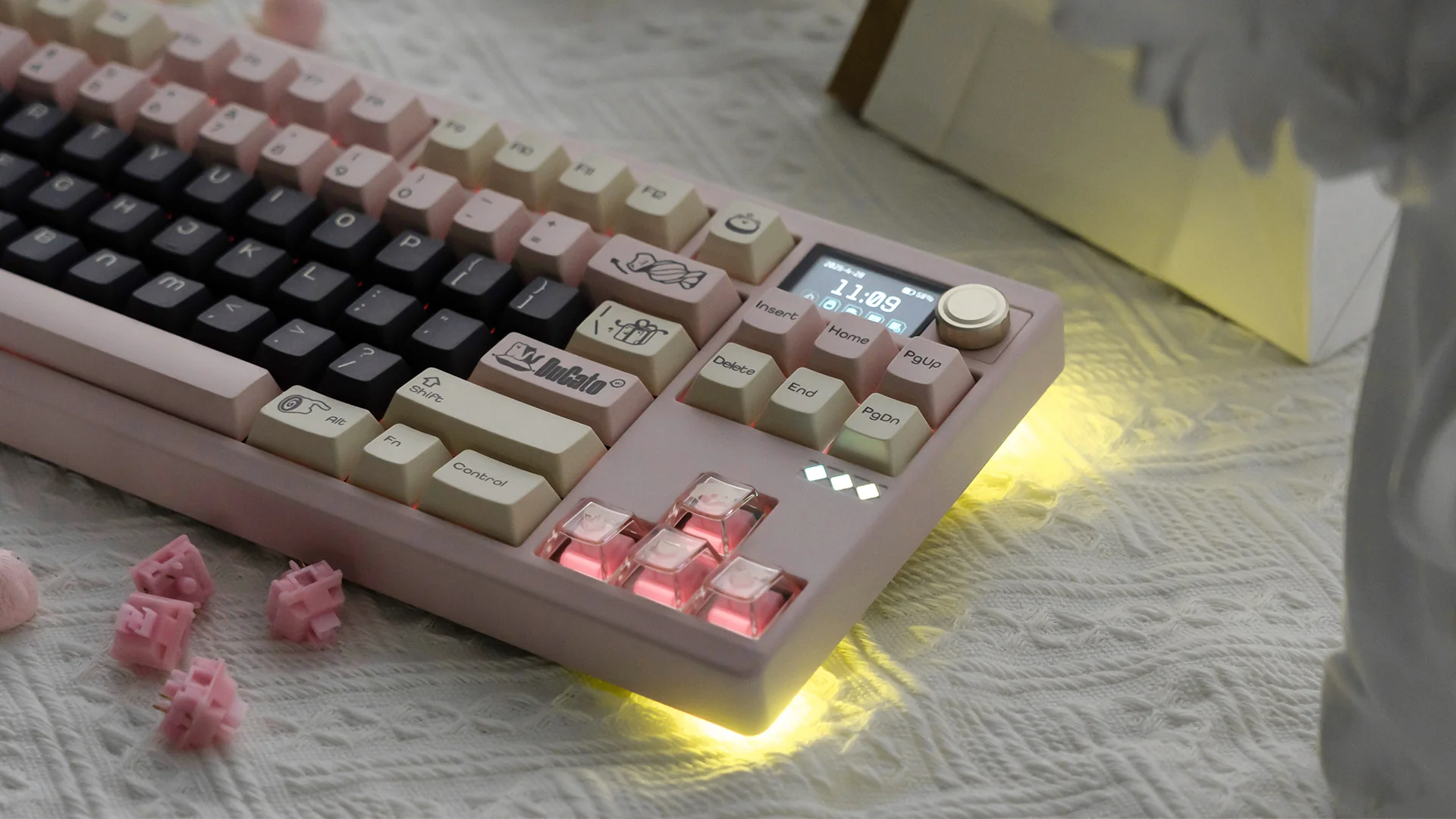 Meletrix Zoom TKL DYNA Aluminum Barebones Wireless DIY Keyboard Kit Group Buy - Image 27