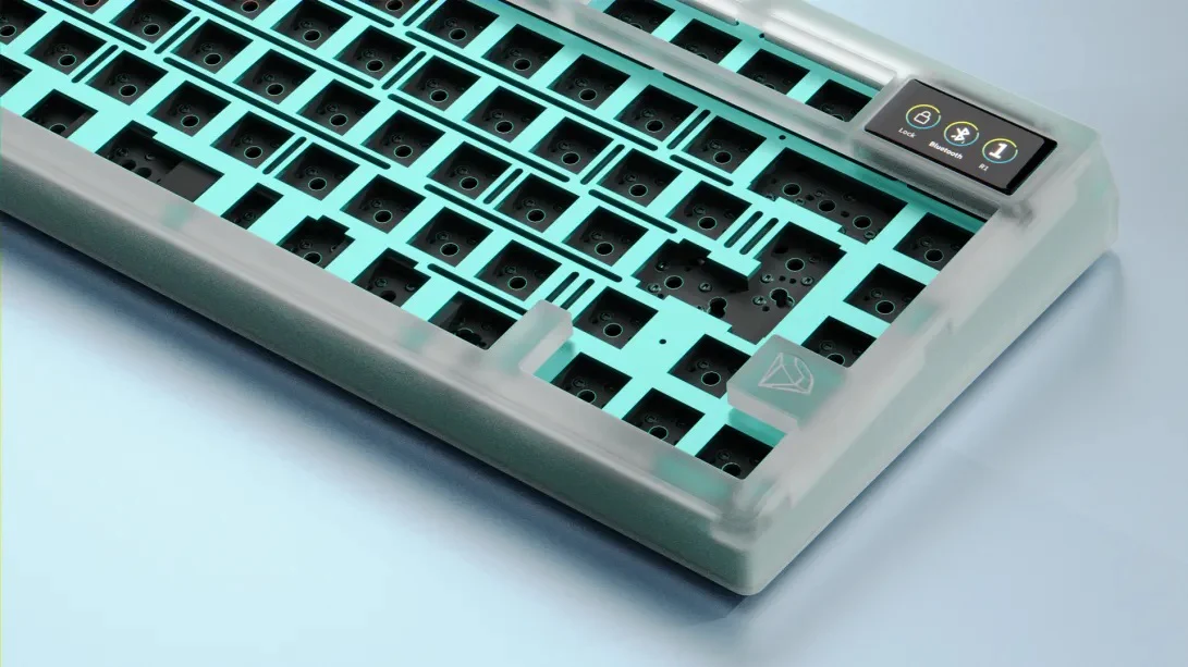 Meletrix Zoom75 Akuamarin Barebones 75% Hotswap Wireless RGB Keyboard DIY Kit - Image 3