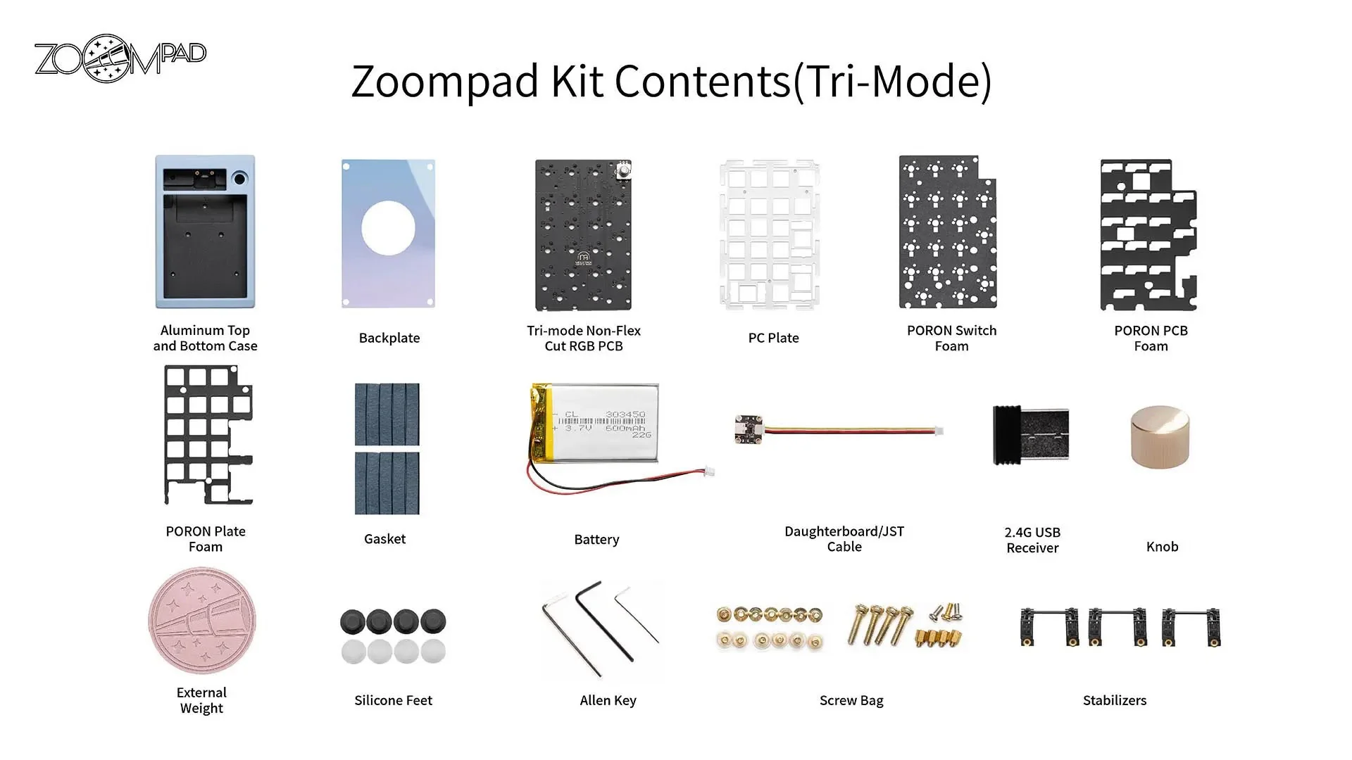 Meletrix ZoomPad Aluminum Hotswap Wireless Numpad - Image 4