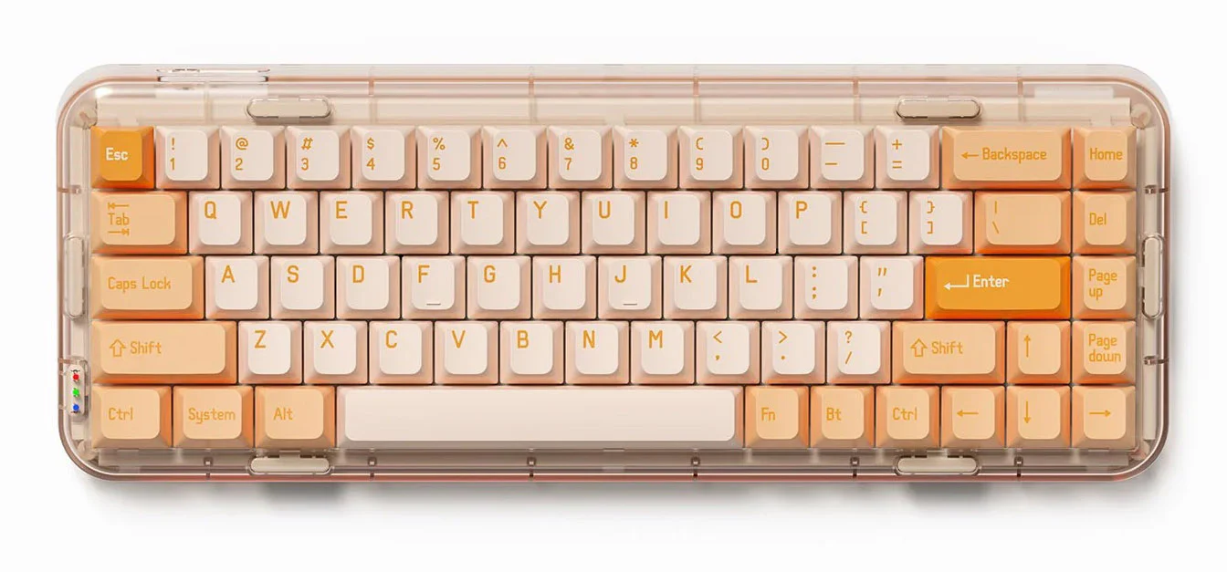 MelGeek Mojo68 RGB LED 65% Double Shot PBT Mechanical Keyboard - Image 16