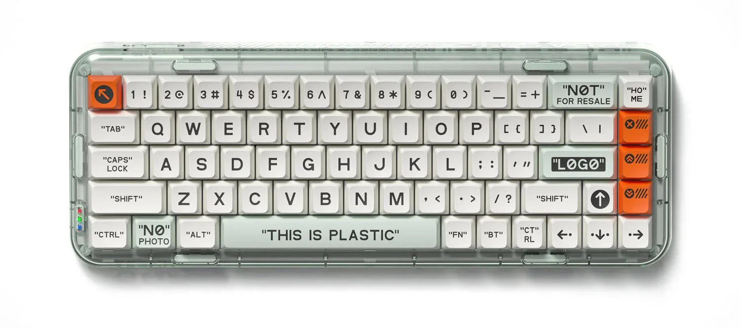 MelGeek Mojo68 RGB LED 65% Double Shot PBT Mechanical Keyboard - Image 7