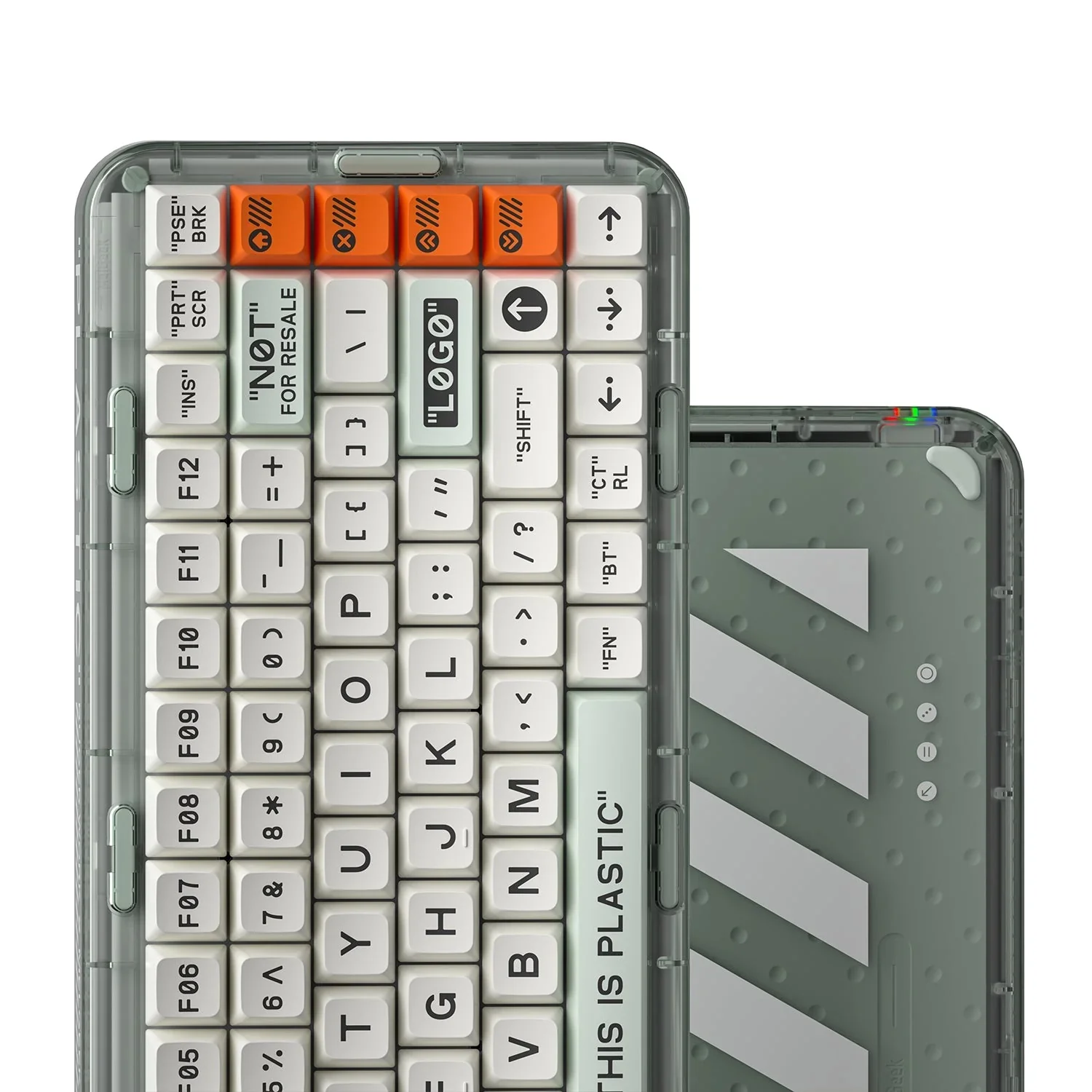 MelGeek Mojo84 Plastic Original 75% Wireless RGB Mechanical Keyboard - Image 4