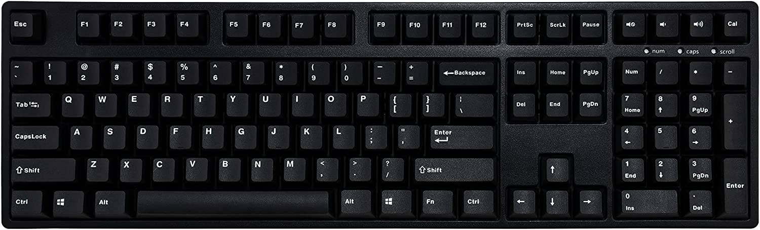 Mistel White on Black 119 Key OEM Profile Double Shot PBT Keycap Set - Image 5