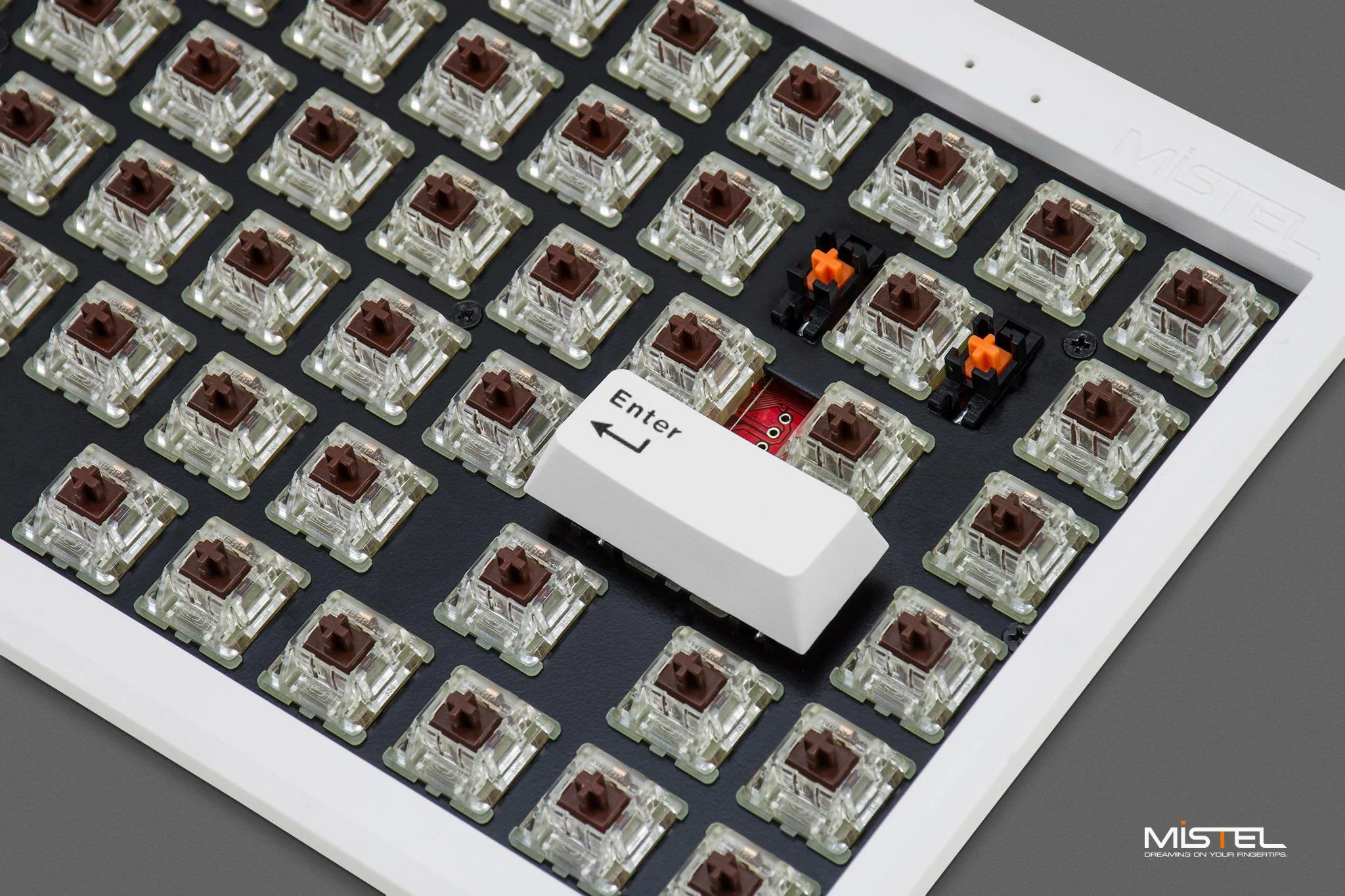 Mistel MD770 White 75% RGB Double Shot PBT Mechanical Keyboard - Image 7