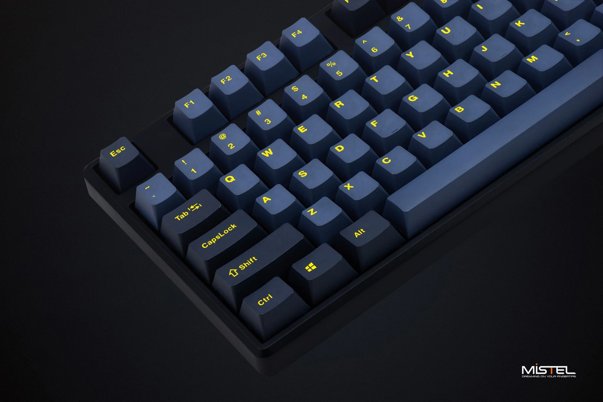 Mistel X8 Glaze Blue Double Shot PBT Mechanical Keyboard - Image 3