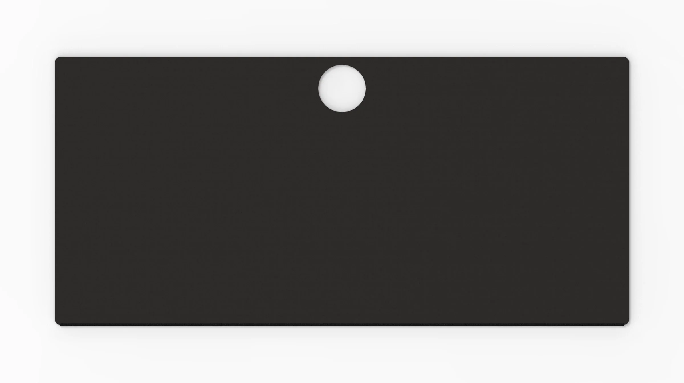 Black IKEA MICKE Desk Mat (41" / 105 cm) Full-desk Mouse Pad - Image 3