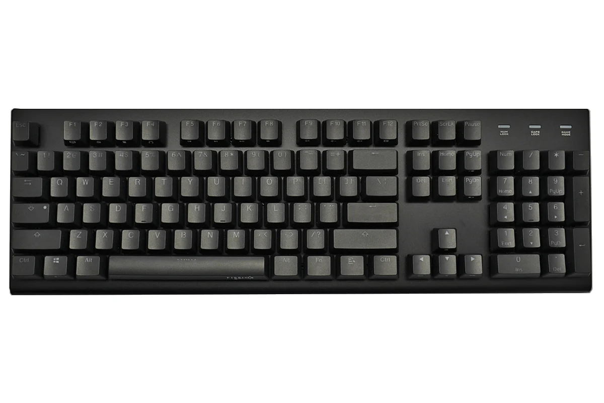 MK Fission White LED Double Shot PBT Mechanical Keyboard - Image 3