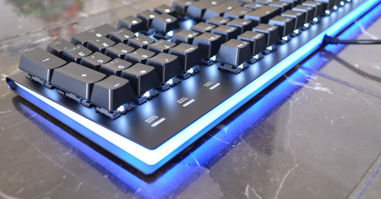 MK Fission White LED Double Shot PBT Mechanical Keyboard - Image 5