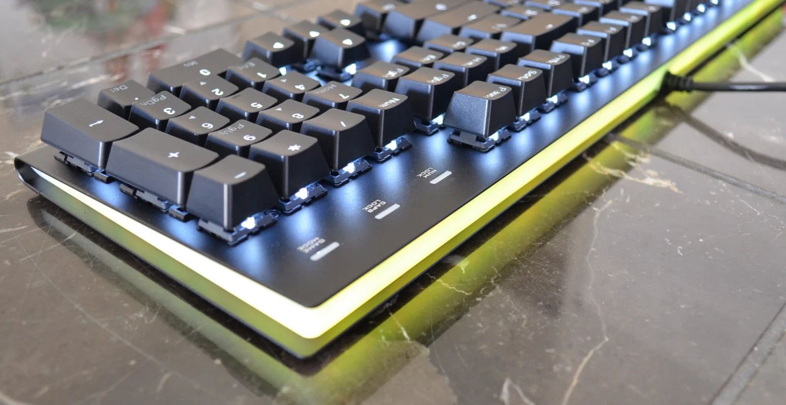 MK Fission White LED Double Shot PBT Mechanical Keyboard - Image 8