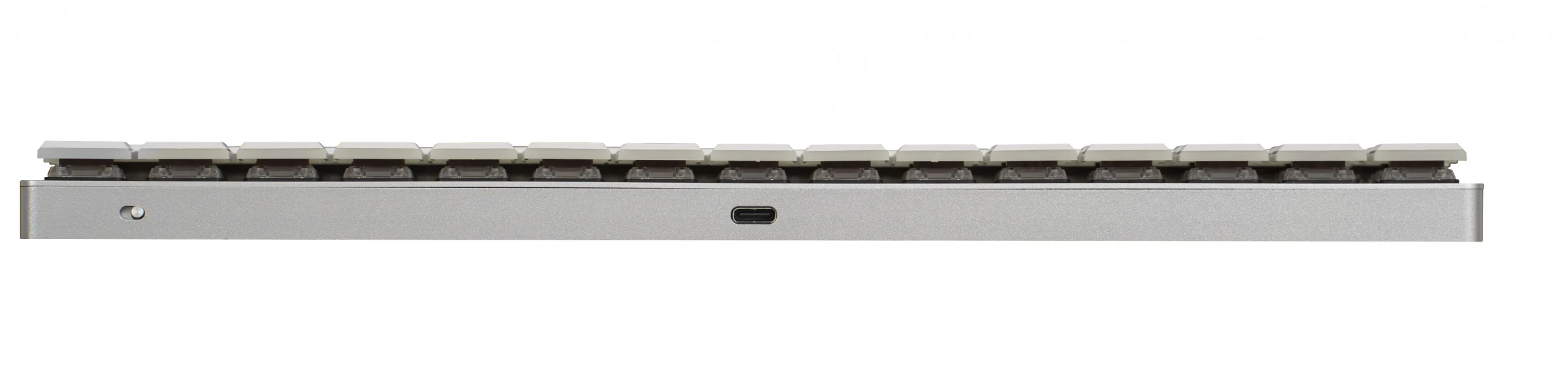 MK LowKey70 White Aluminum 75% Hotswap Bluetooth RGB Low Profile Mac Mechanical Keyboard - Image 6