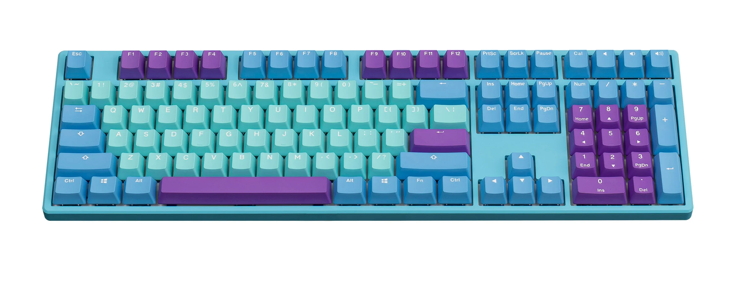 MK Frozen Llama Typist RGB LED Double Shot PBT Limited Mechanical Keyboard - Image 2