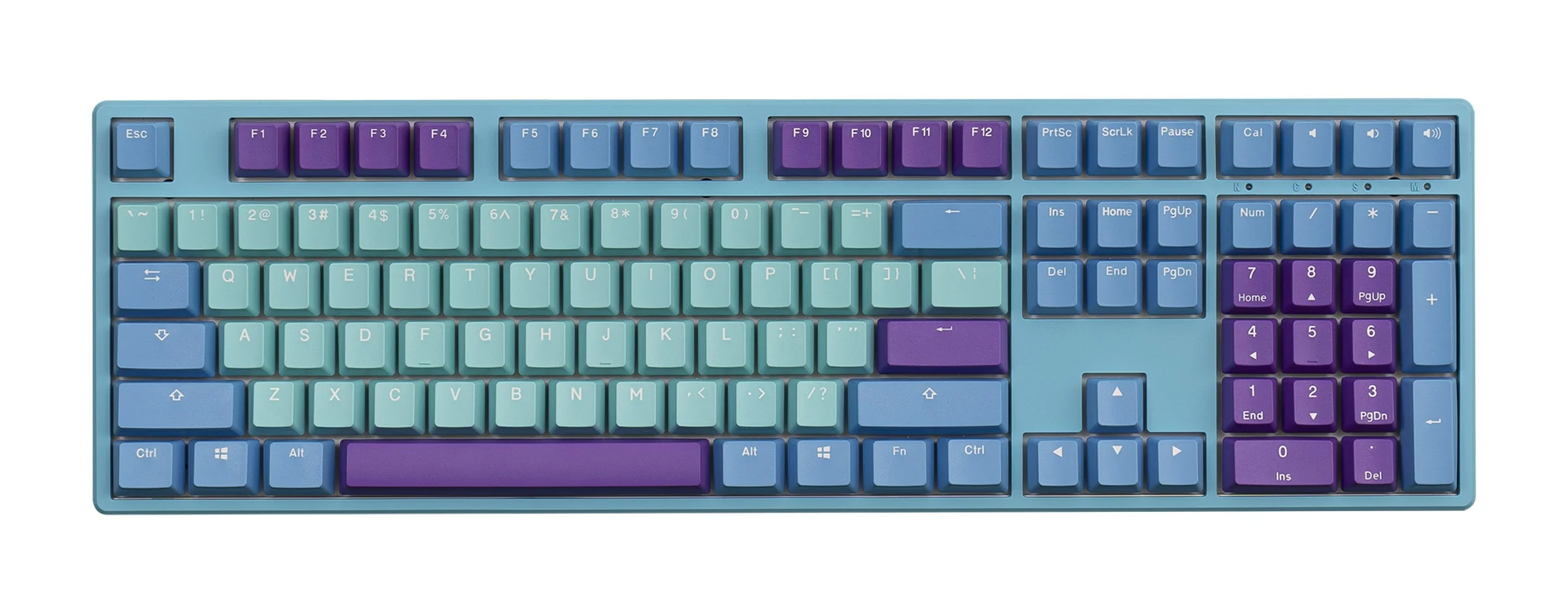 MK Frozen Llama Typist RGB LED Double Shot PBT Limited Mechanical Keyboard - Image 5