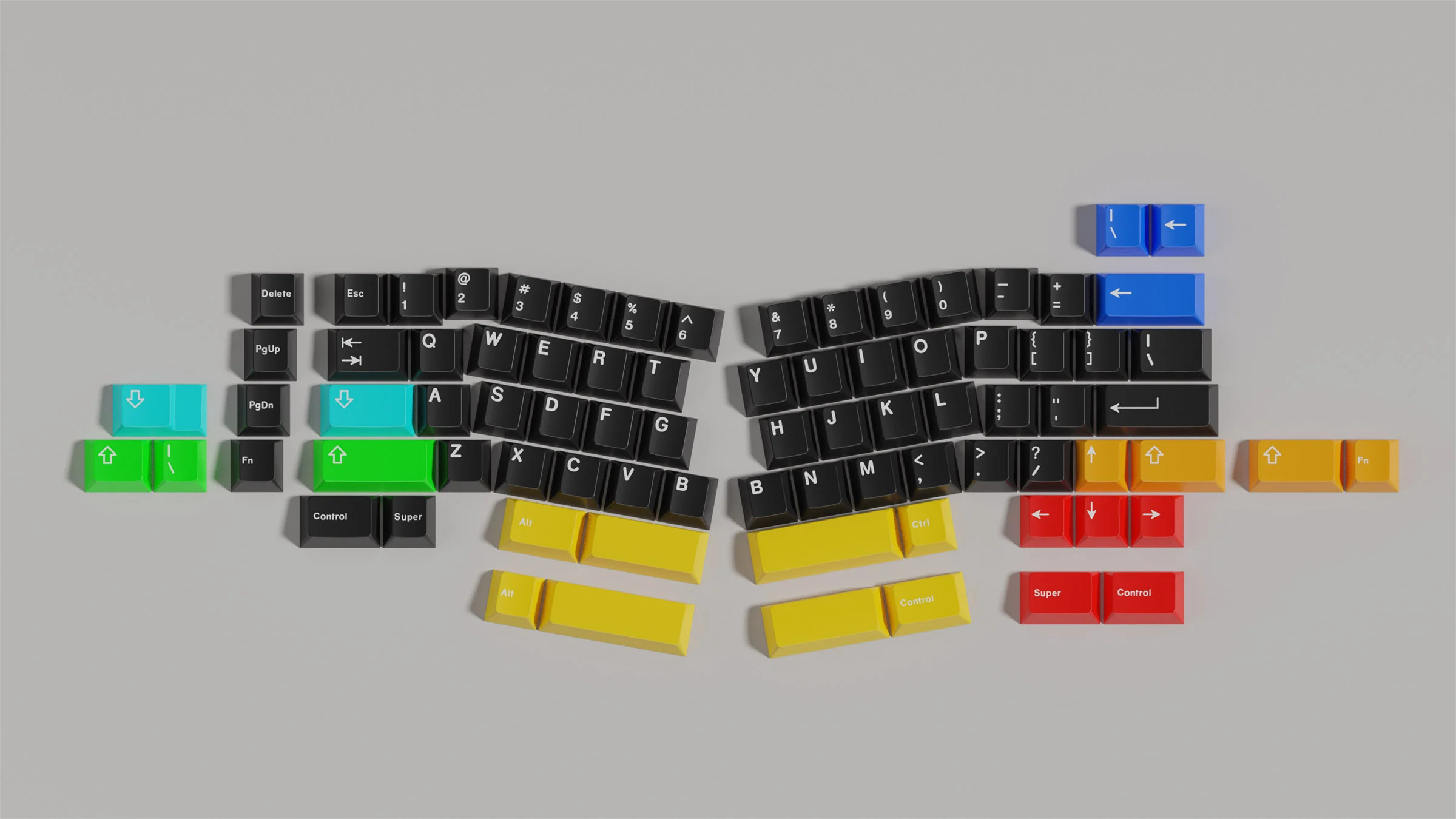 Neo Ergo Aluminum Plateless Barebones 65% Alice DIY Keyboard Kit - Image 2