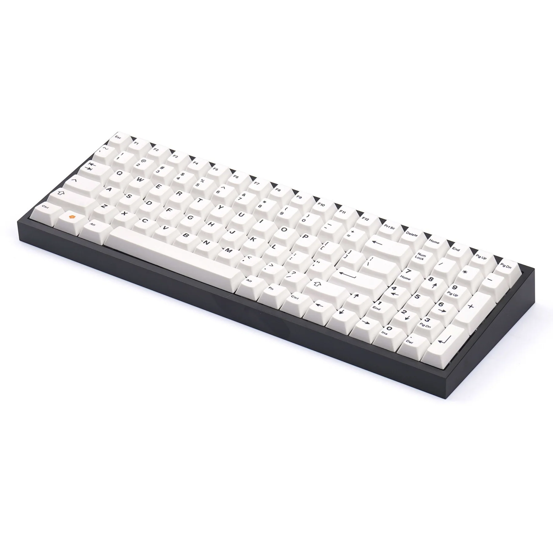 NPKC White Orange 134 Key Cherry Profile Dye Sub PBT Keycap Set - Image 3