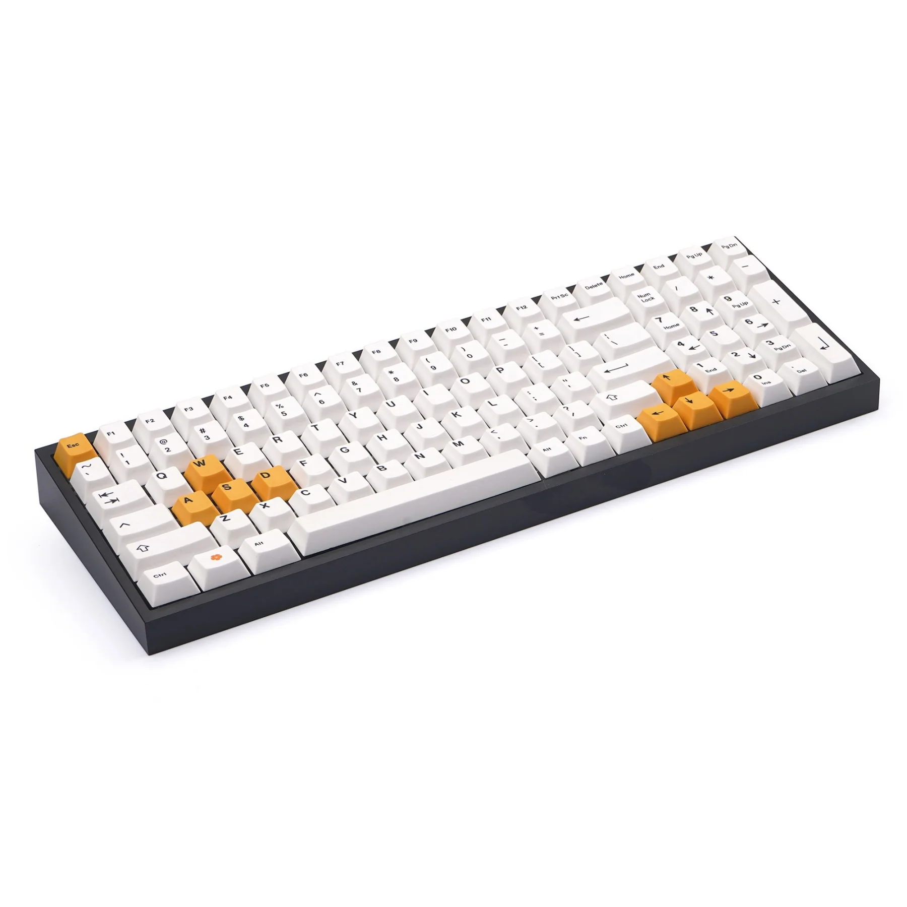 NPKC White Orange 134 Key Cherry Profile Dye Sub PBT Keycap Set - Image 5