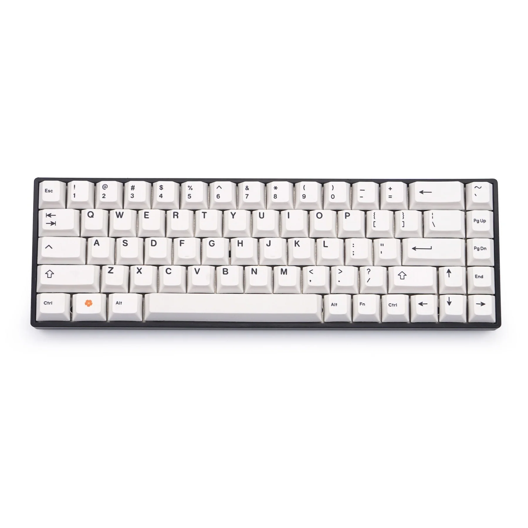 NPKC White Orange 134 Key Cherry Profile Dye Sub PBT Keycap Set - Image 7