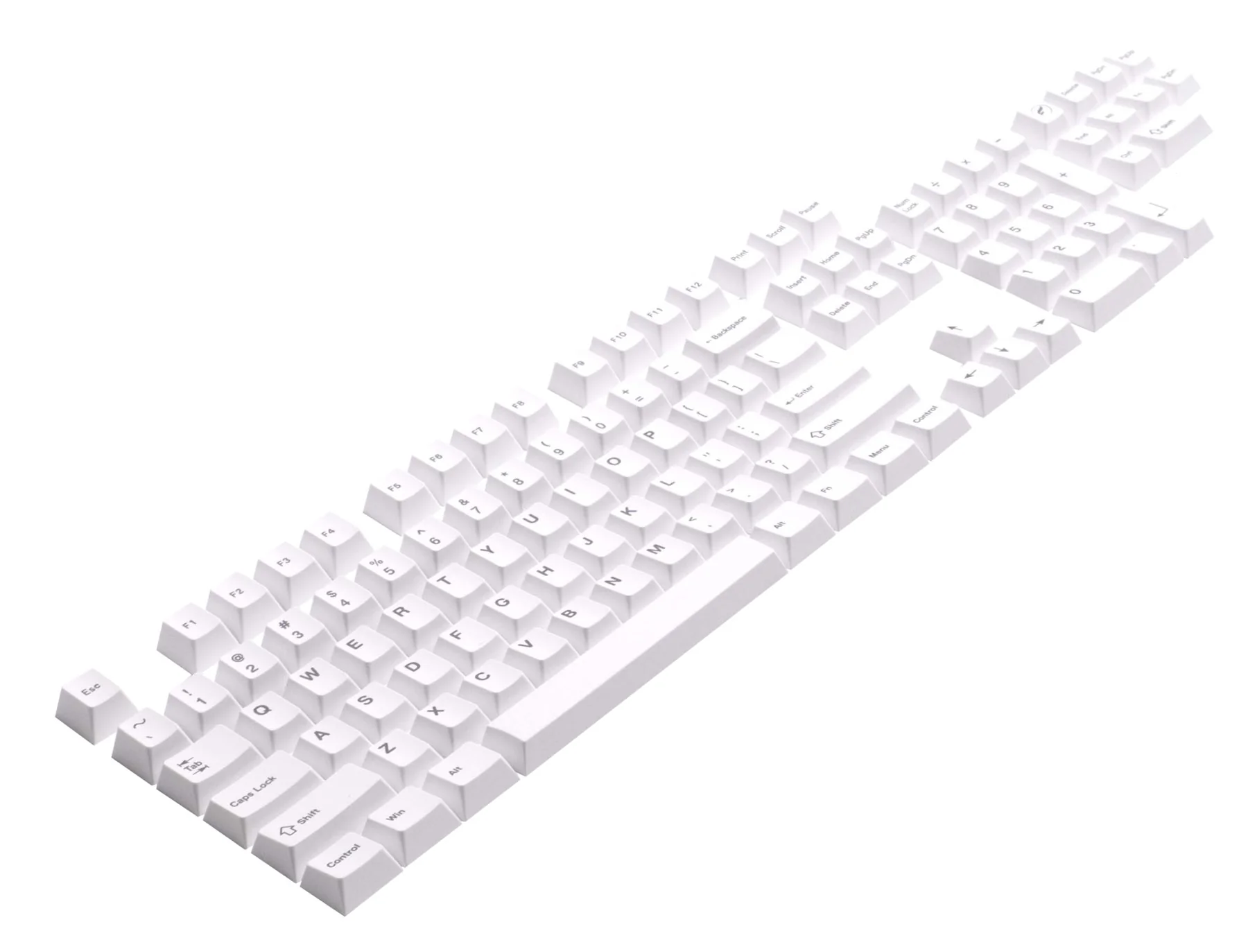Odin Gaming Aurora White 115 Key Cherry Profile Dye Sub PBT Keycap Set - Image 2
