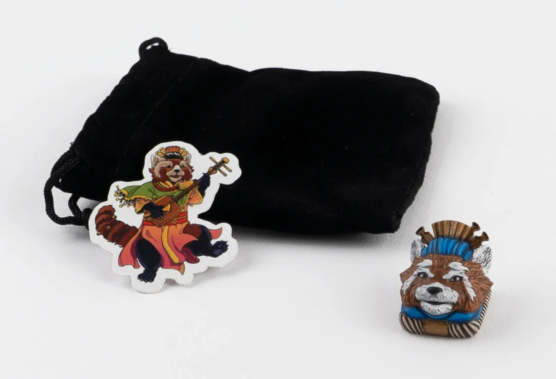 Peacaps Kaika Hand Painted Artisan Keycap - Image 4