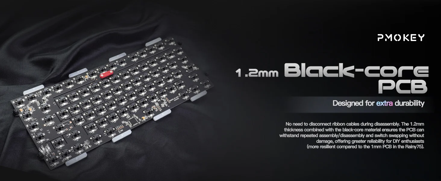 PMOKEY Wave 75 Pro Aluminum Wireless Keyboard - Image 7