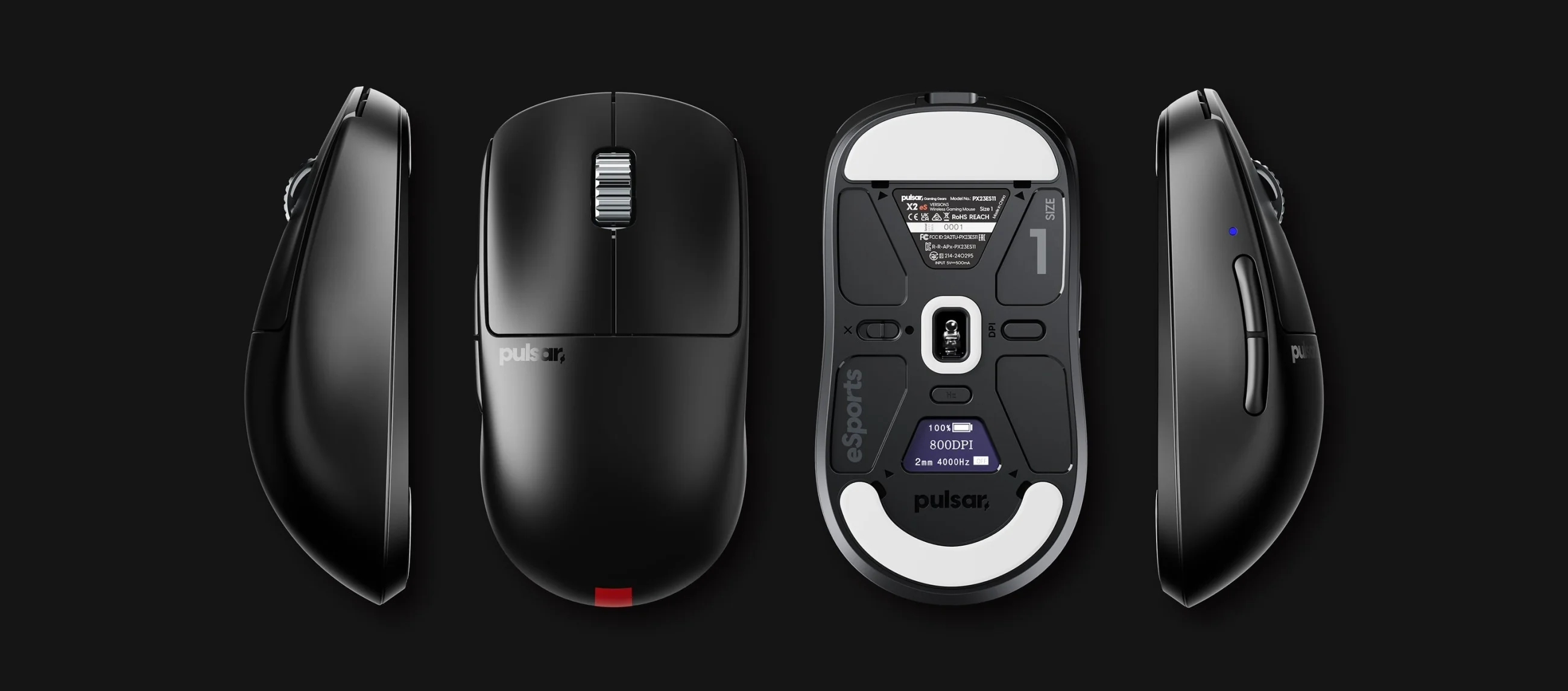 Pulsar X2 v3 eS 1K / 8K Wireless Mouse - Image 3
