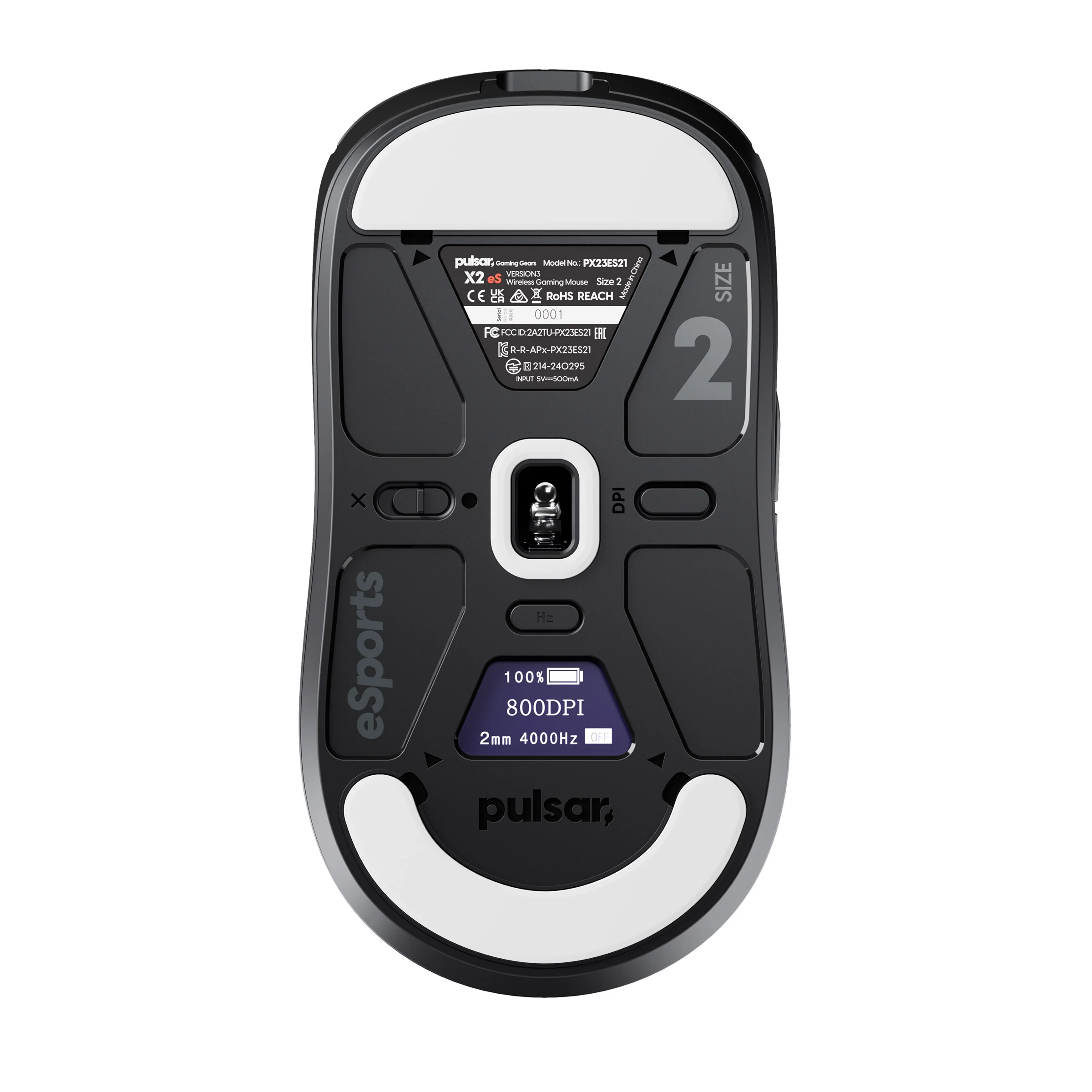 Pulsar X2 v3 eS 1K / 8K Wireless Mouse - Image 6