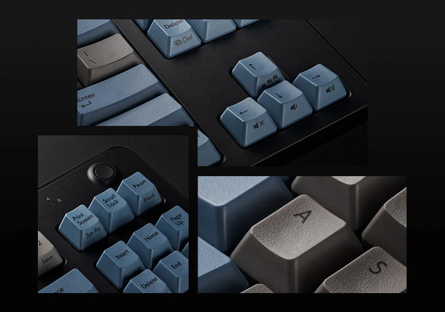 Realforce R3 Grey / Blue TKL Wireless Dye Sub PBT Keyboard - Image 5