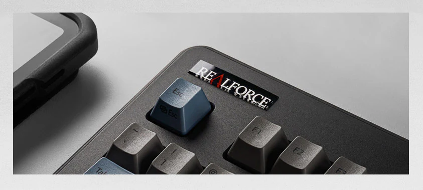 Realforce R3 Grey / Blue TKL Wireless Dye Sub PBT Keyboard - Image 9