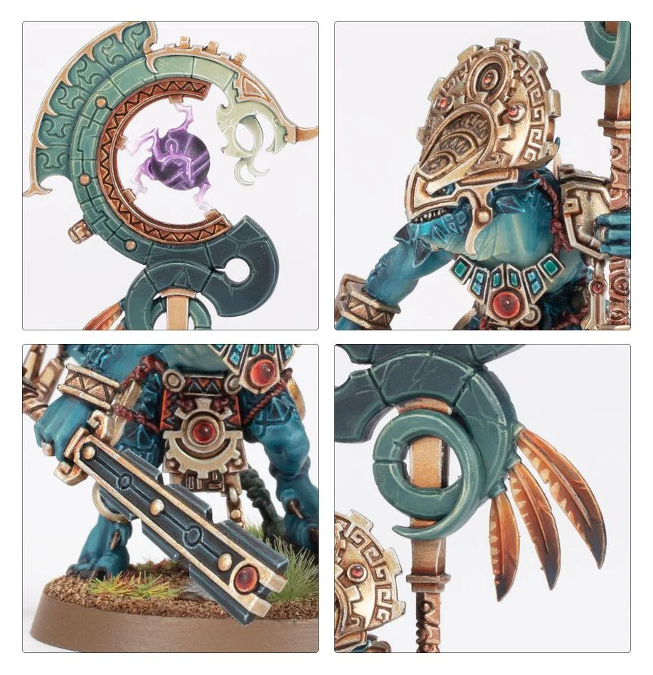 Warhammer Age of Sigmar Seraphon Saurus Astrolith Bearer - Image 2