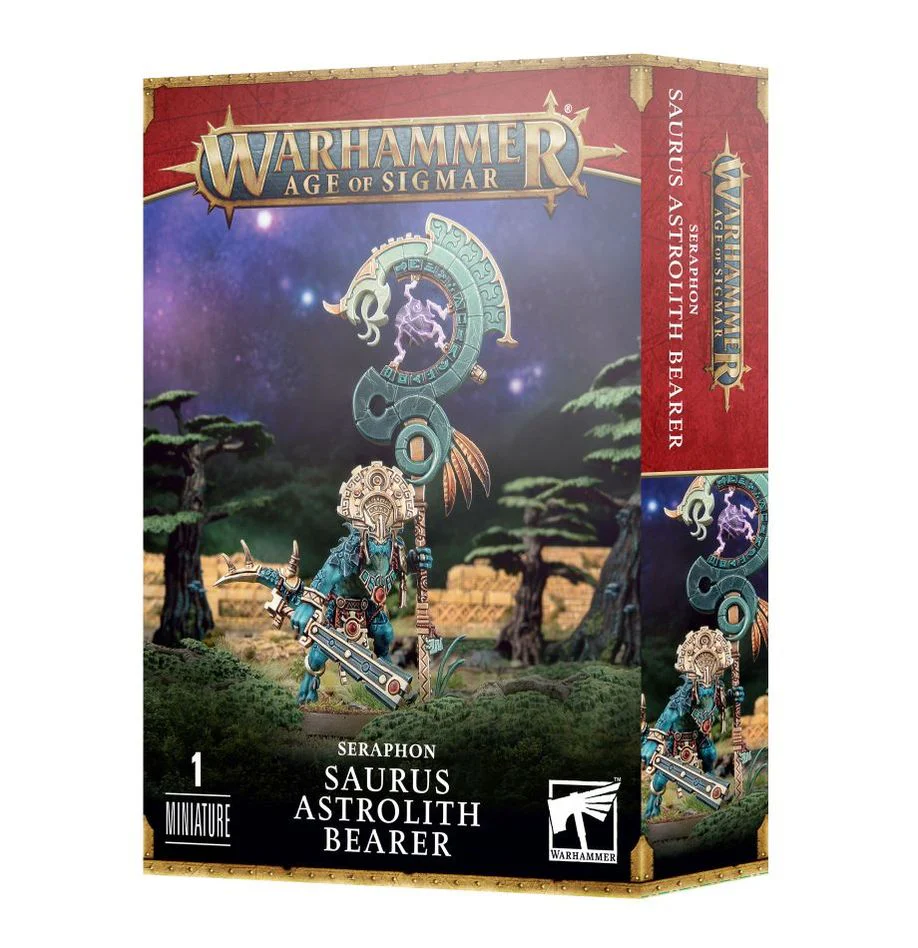 Warhammer Age of Sigmar Seraphon Saurus Astrolith Bearer - Image 3