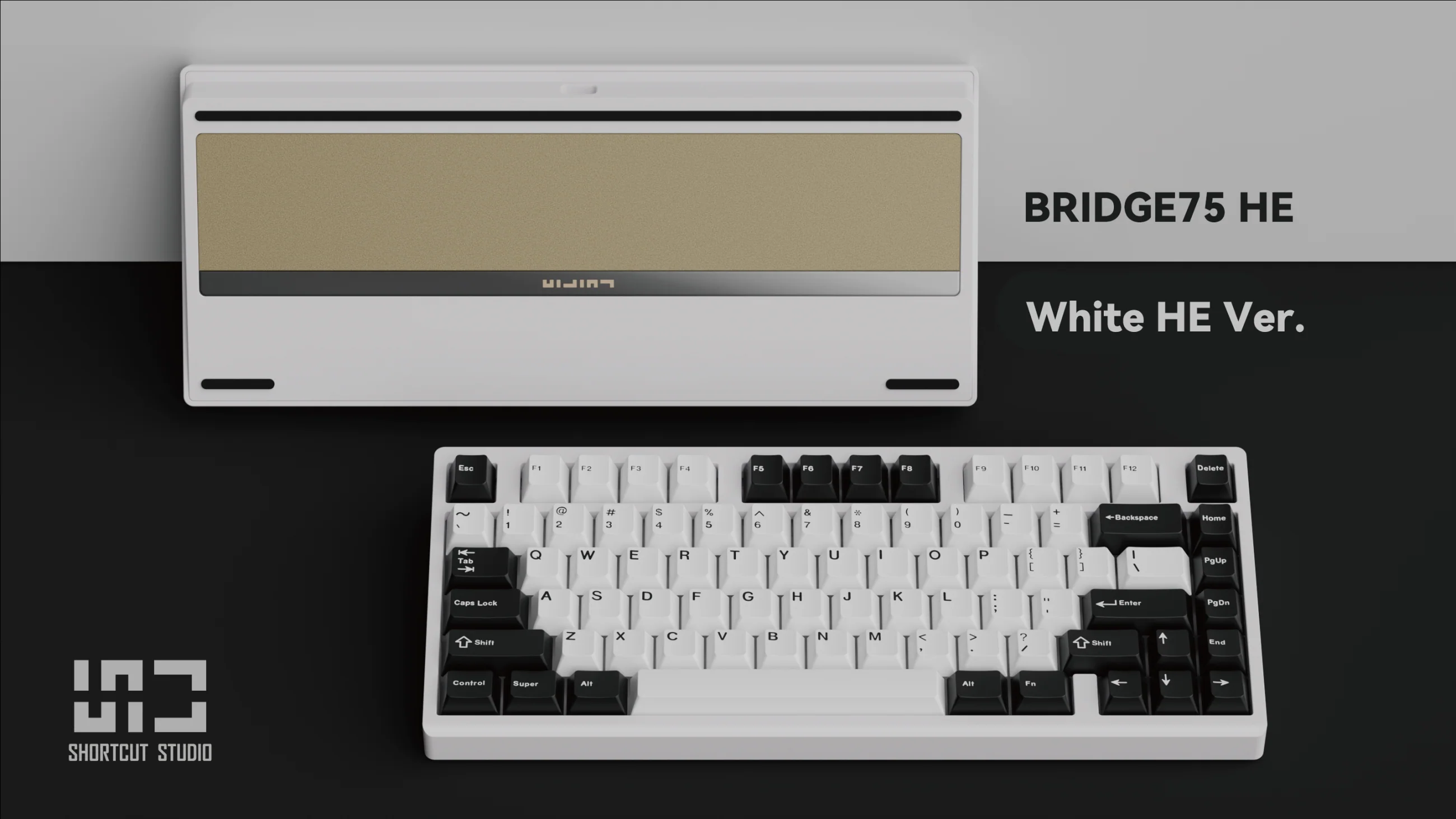 Shortcut Studio Bridge75 HE 8K Aluminum 75% Hotswap Mechanical Keyboard - Image 27