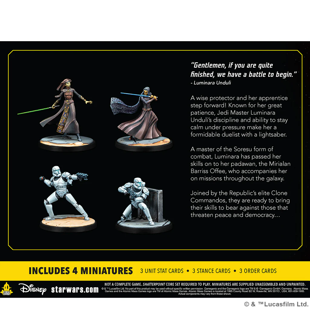 Star Wars : Shatterpoint - Plans and Preparation Squad Pack - Image 2