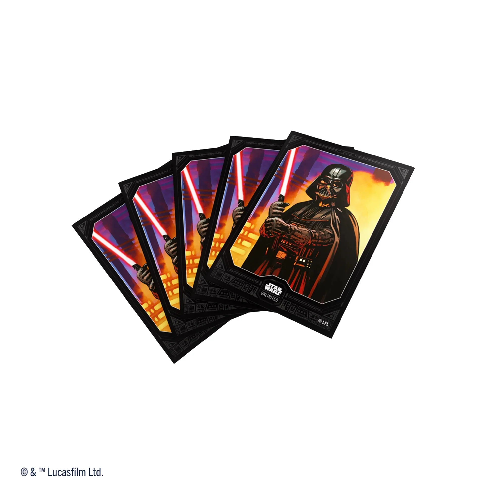 Star Wars Unlimited Art Card Sleeves Darth Vader Double Sleeving Pack - Image 2