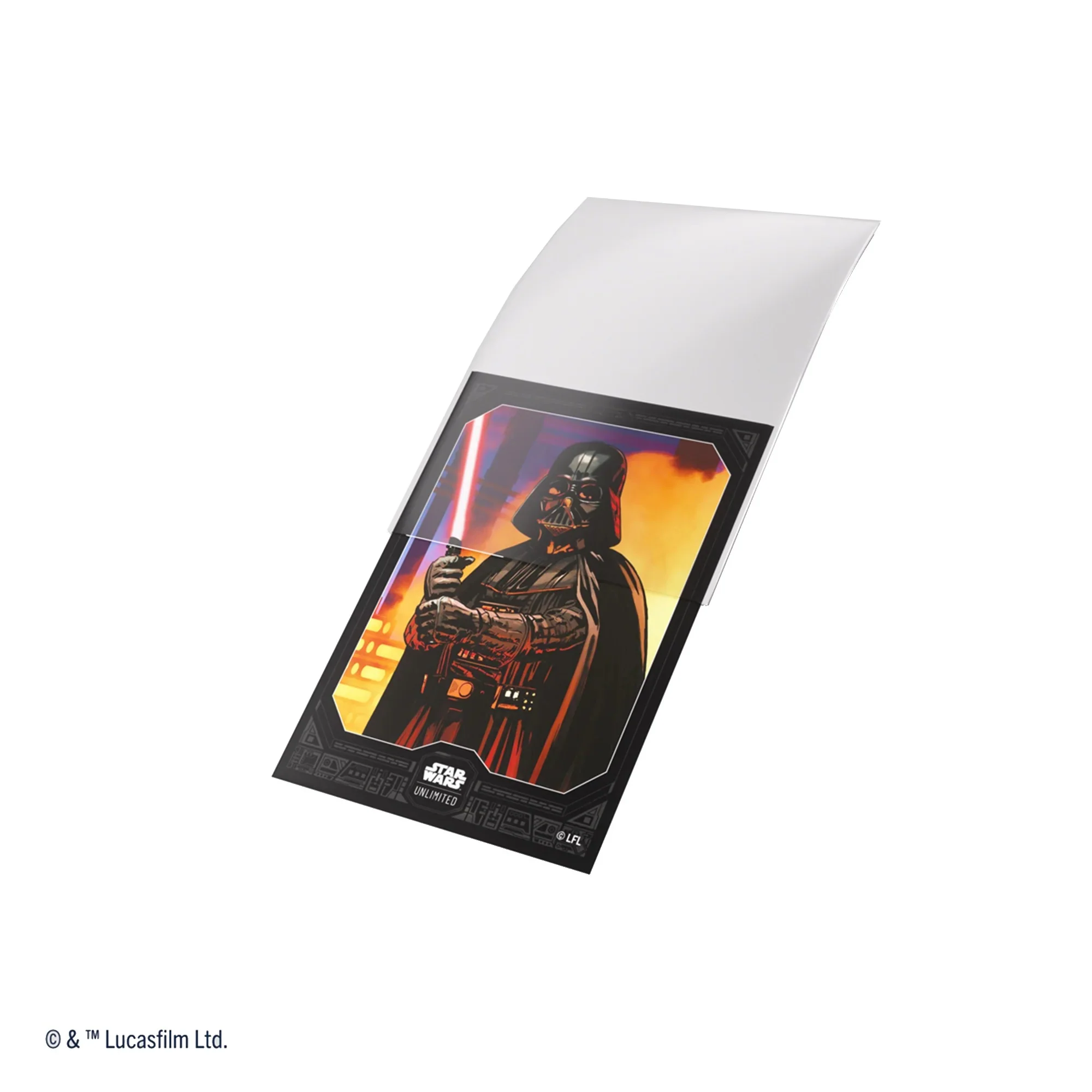 Star Wars Unlimited Art Card Sleeves Darth Vader Double Sleeving Pack - Image 3