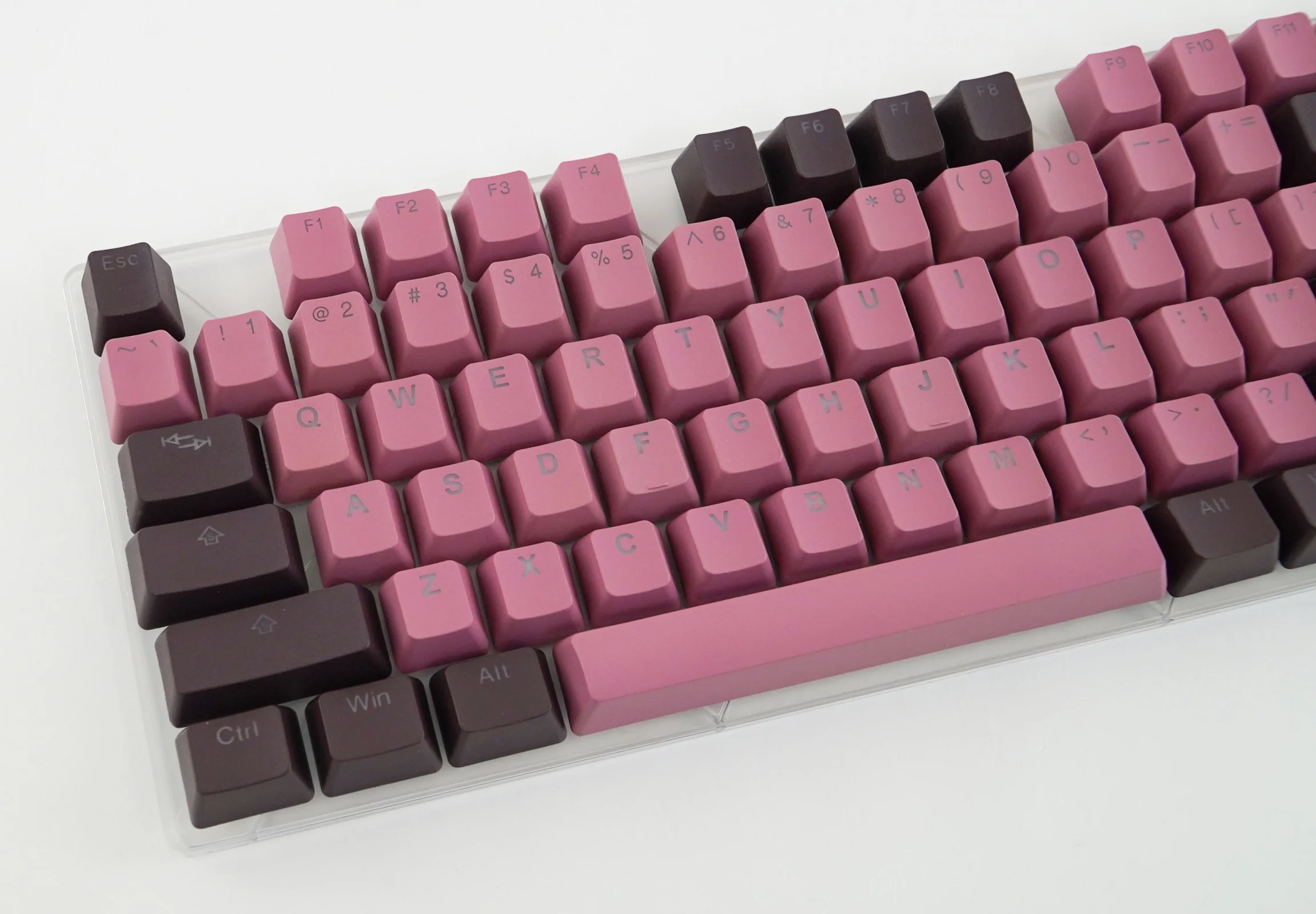 Tai-Hao Lavender / Chocolate Backlit 139 Key OEM Profile Double Shot PBT Keycap Set - Image 4
