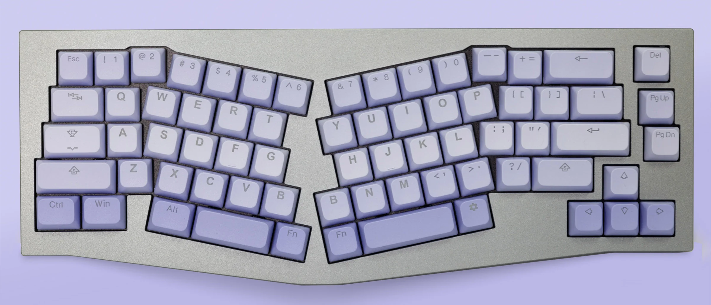 Tai-Hao Aurora Wave Purple Backlit 143 Key BOBO Profile Double Shot ABS Keycap Set - Image 6