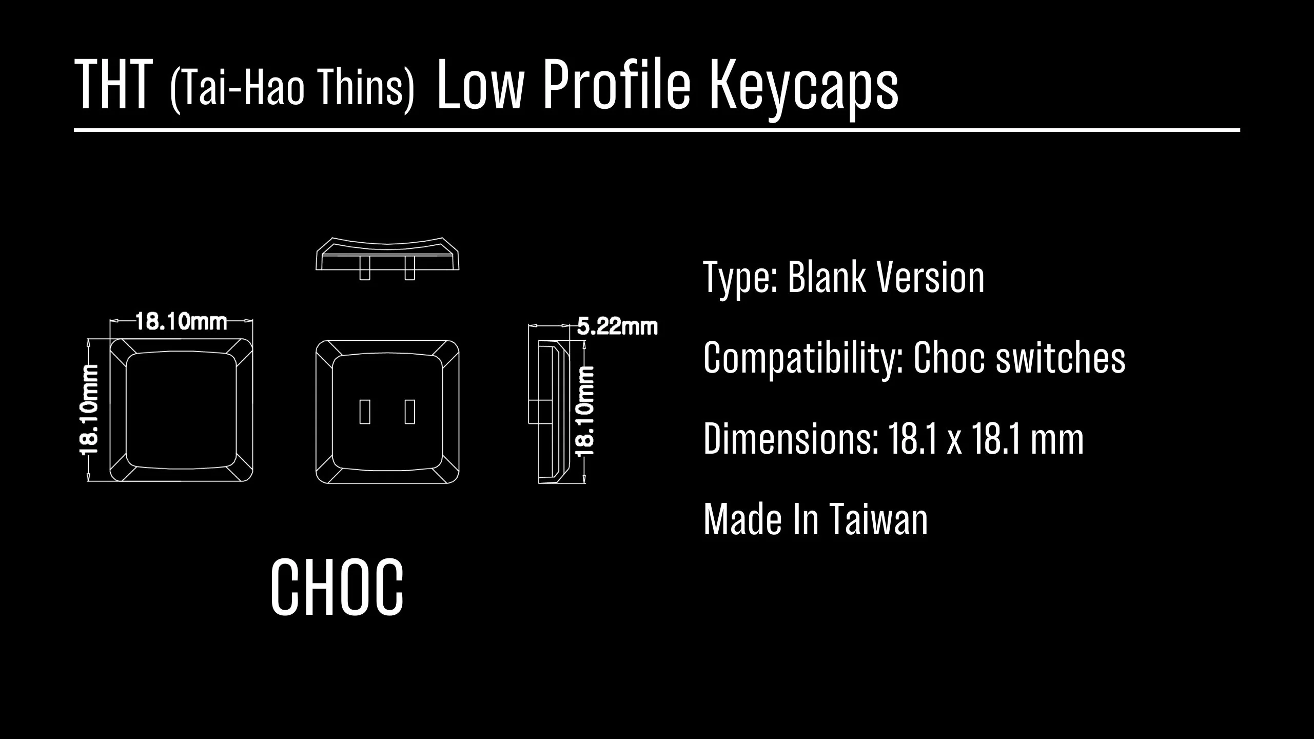 Tai-Hao Mint Blue THT Backlit 65 Key Double Shot PBT Low Profile Keycap Set - Image 9