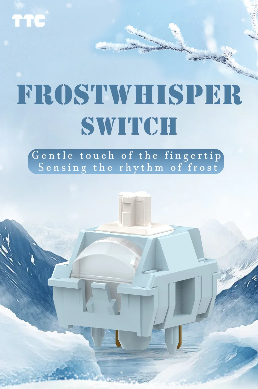 TTC Frost Whisper 39g Linear PCB Mount Switch - Image 4