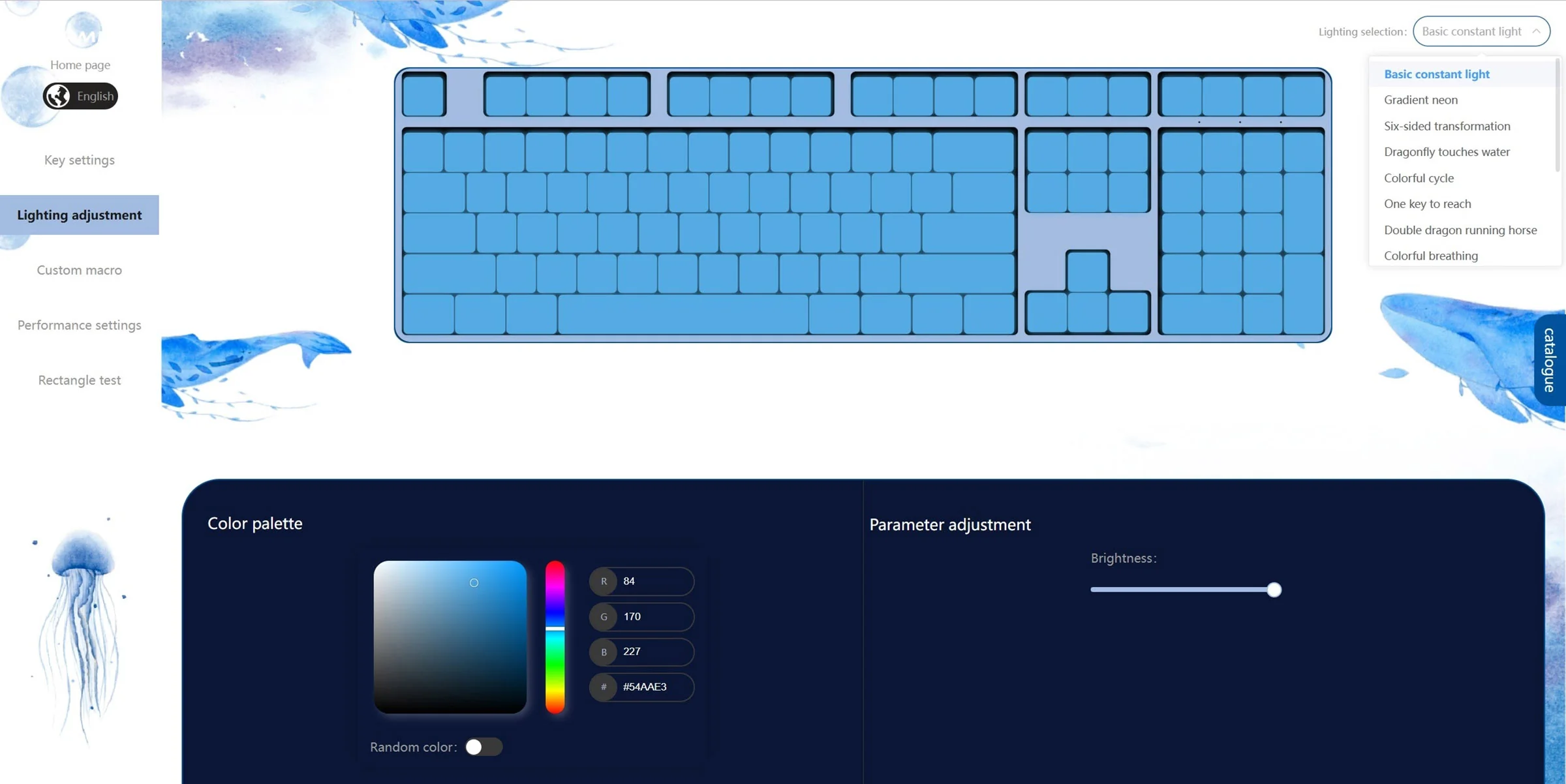 Varmilo APT87 Sea Melody TKL Hotswap Wireless RGB Keyboard - Image 6